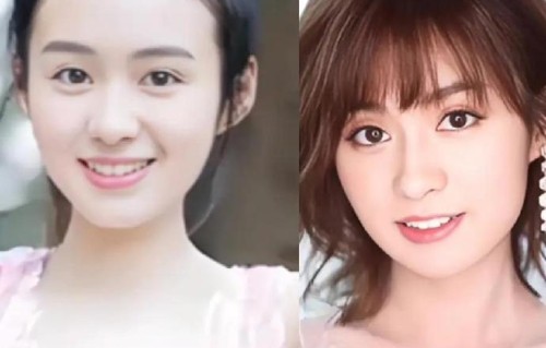 姜珮瑶新旧照片曝光，真的从小美到大？