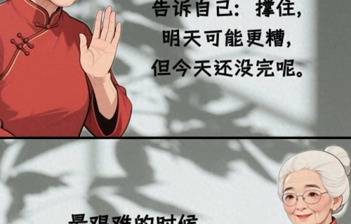 艰难的时候，别总想着太远的将来，只需要鼓励自己熬过现在就好了