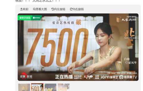 于正力挺白鹿新剧《北上》央视首播破3,这对黄金搭档的十年情谊