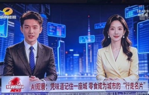 湖南广电用AI播新闻引热议 《新闻女王》剧情成真