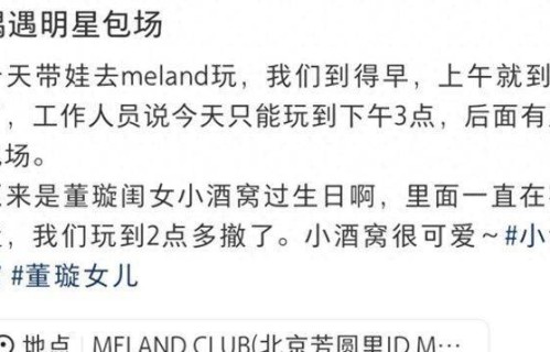 董璇为小酒窝庆生，母女同穿水蓝色公主裙，张维伊朵朵等到场庆贺